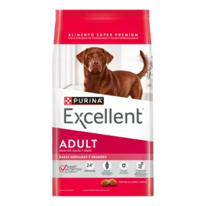 Alimento Excellent Perro Adulto Mediano y Grande - Excellent 20 Kg